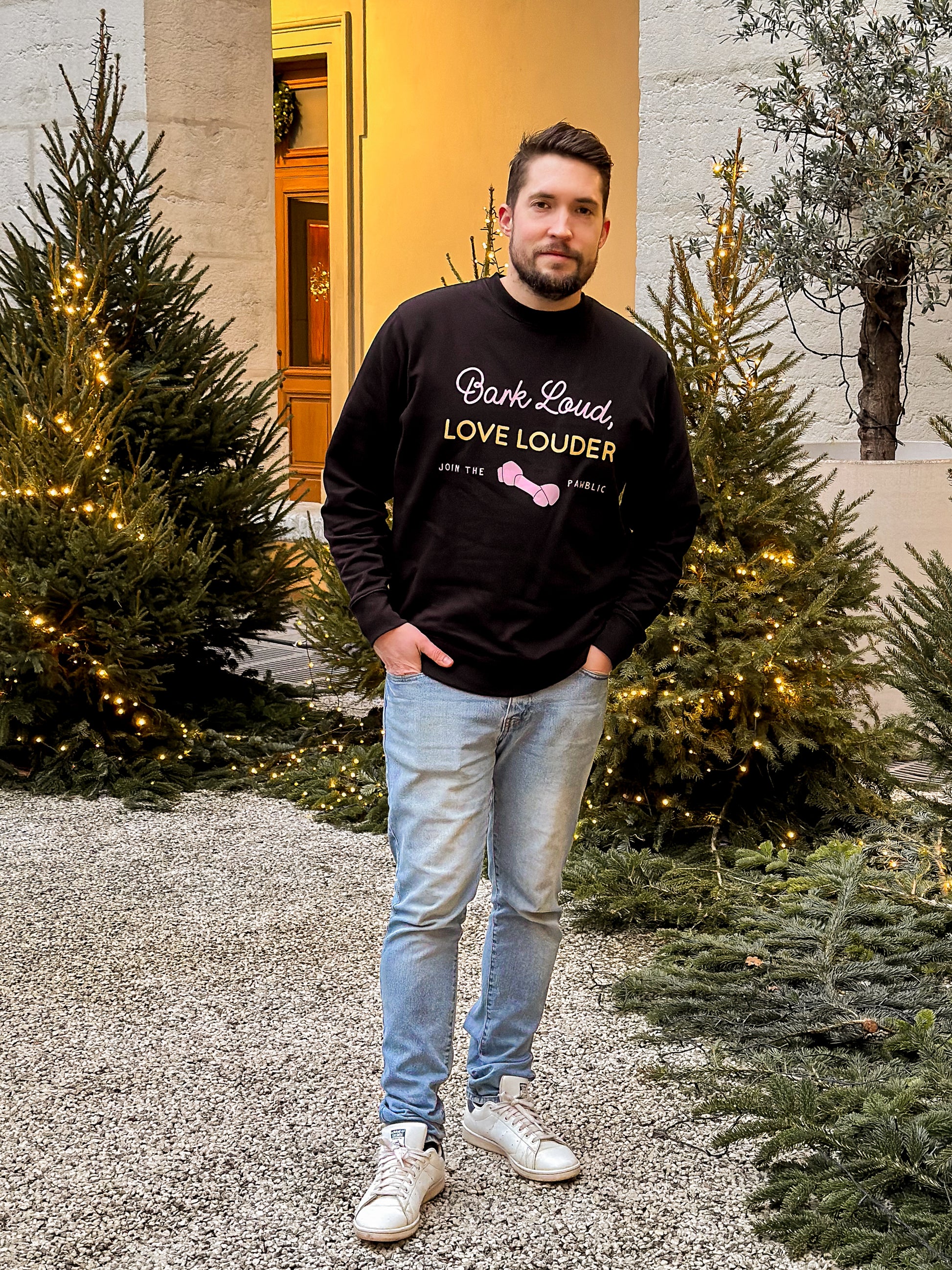 Bark Loud Love Louder Unisex Sweatshirt - Pawblic Opinion