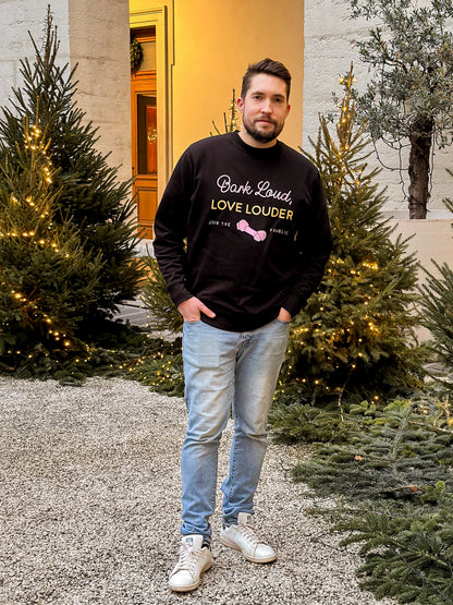 Bark Loud Love Louder Unisex Sweatshirt - Pawblic Opinion