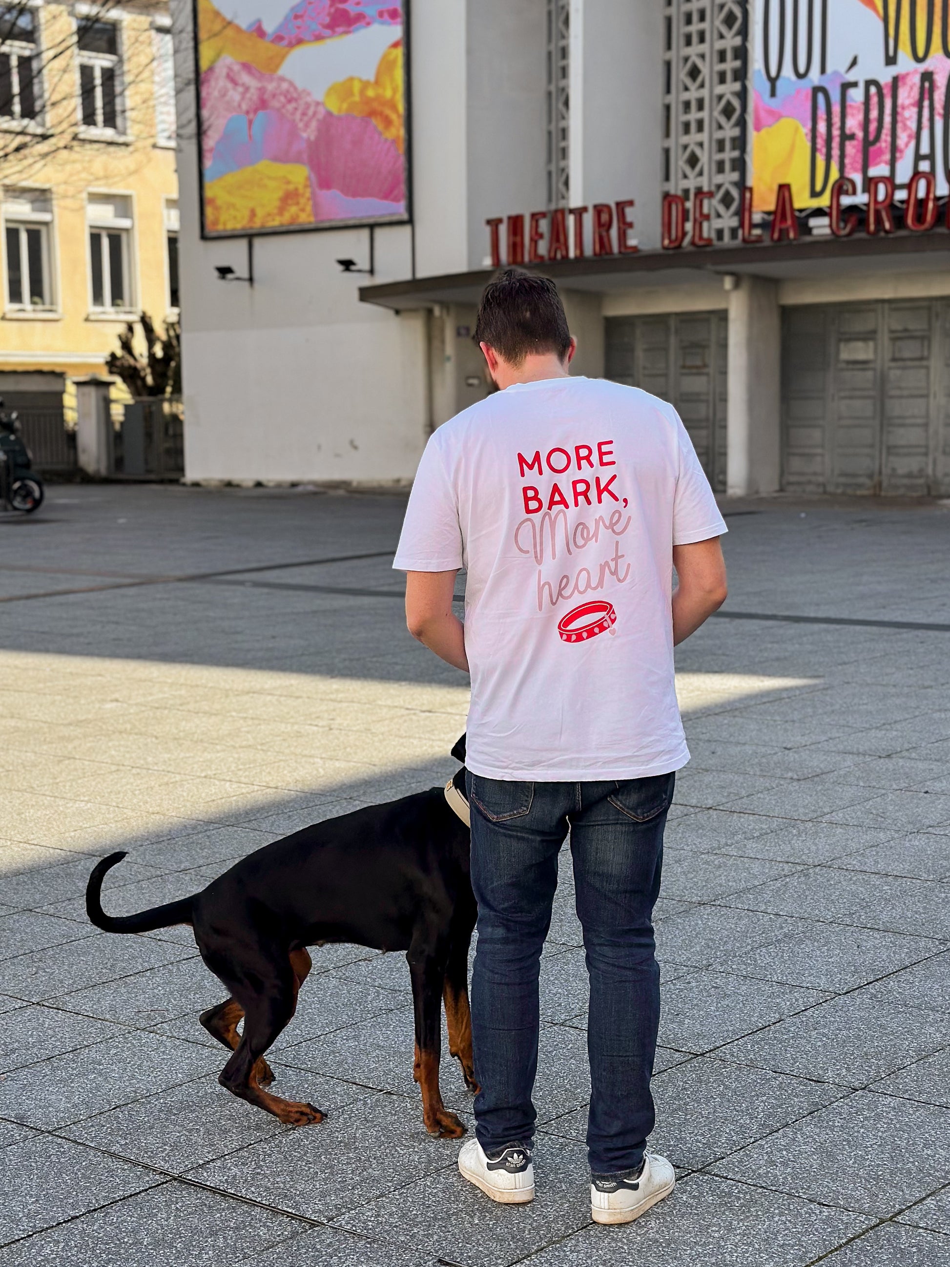 More Bark More Heart Unisex T-Shirt - Pawblic Opinion