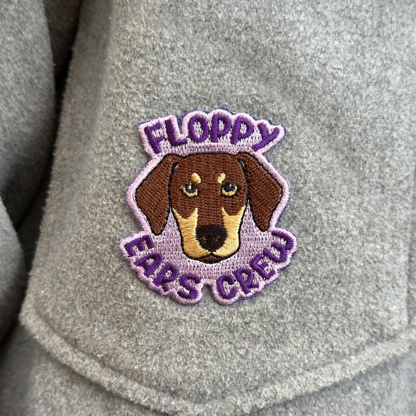 Floppy Ears Crew Iron-On Patch