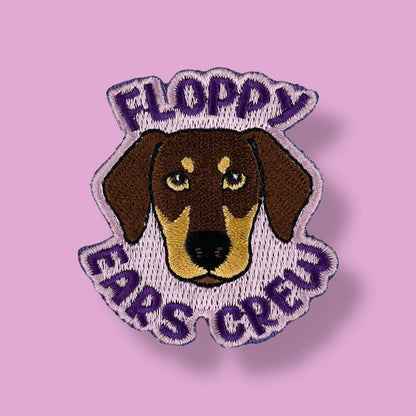 Floppy Ears Crew Iron-On Patch