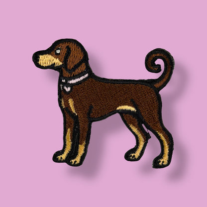 Natural Beauty Dobermann Iron-On Patch